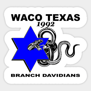 Branch Davidian - Don't Tread On Me Sticker